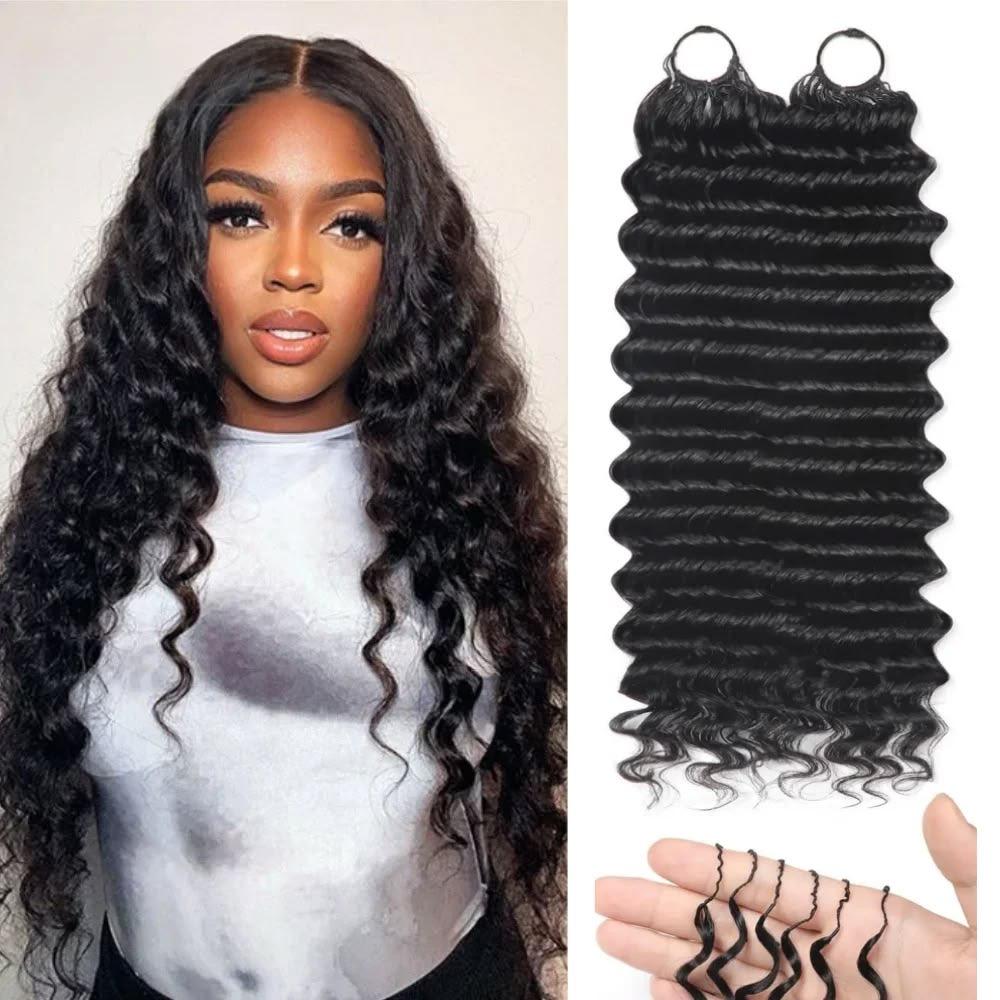 Feather crochet deepwave